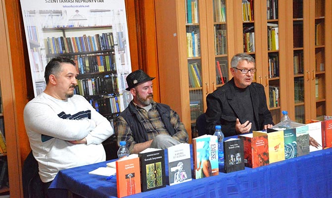 Irodalmi est Sándor Zoltánnal és Szögi Csabával
